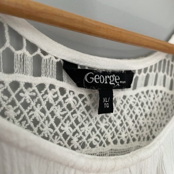 Long white boho shirt - Picture 3 of 3